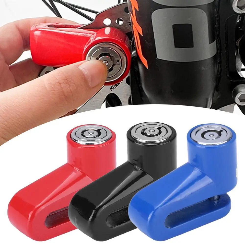 

Motorcycle Universal Disc Brake Lock Bicycle Motorcycle Electric Scooter Disc Brake Lock 3 Color Motorcycle Road Bike Lock
