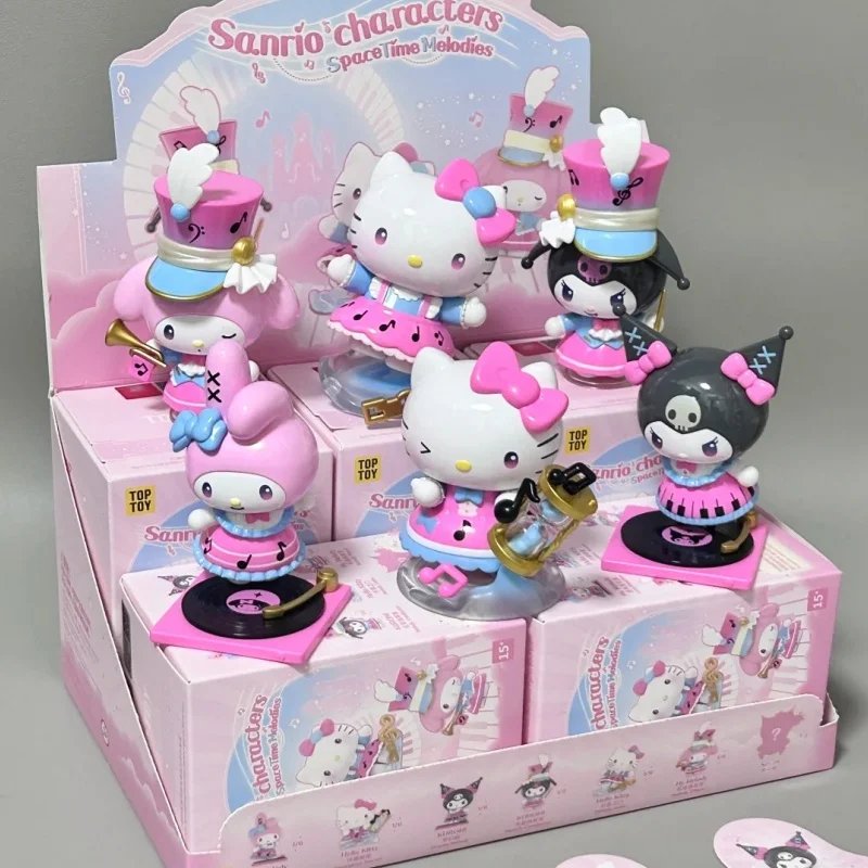 

Оригинальные куклы Sanrio Time And Space Music Blind Box Conductor Of Movements Kuromi Hello Kitty ручной работы в наличии – милый подарок для фанатов