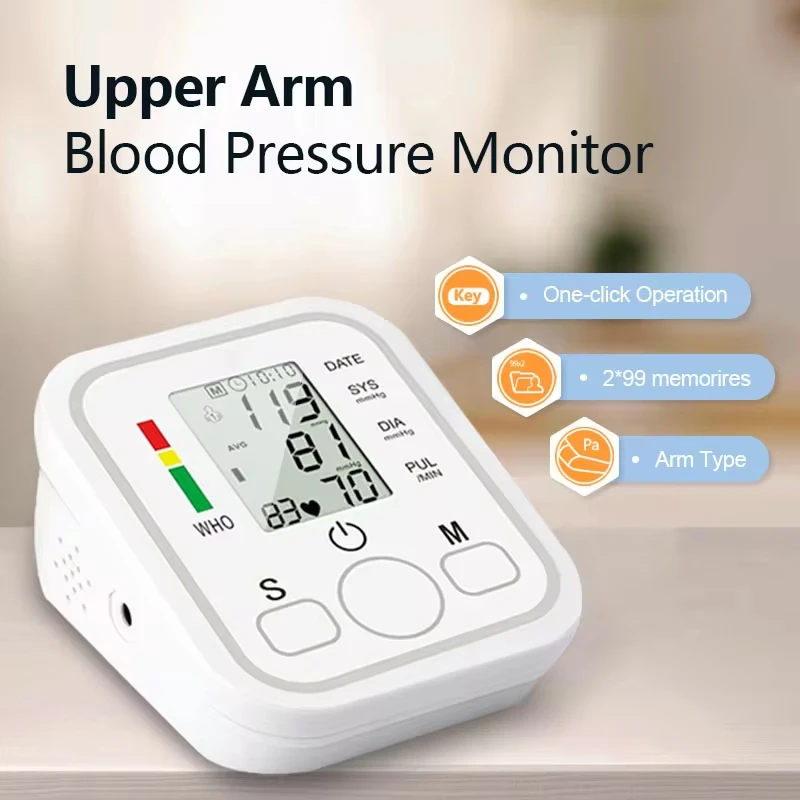 Digital Blood Pressure Monitor Automatic Measurement Off Blood Pressure Monitor Portable Upper Arm Blood Pressure Monitor