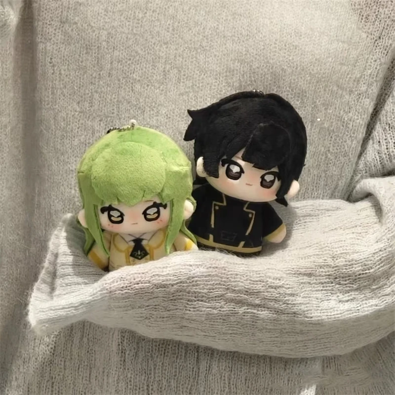 Anime 10cm Código Geass C.C. Lelouch Lamperouge Cecelia Anime Cosplay muñeco de peluche vestir juguete de peluche llavero colgante regalo