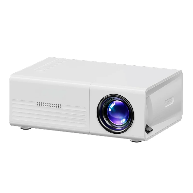 Przenośny mini projektor Q1 1920*1080P z wbudowanym głośnikiem, redukcją szumów, wieloma interfejsami, przewodowym połączeniem z telefonem, do użytku domowego, na zewnątrz, na kempingu, do — 2