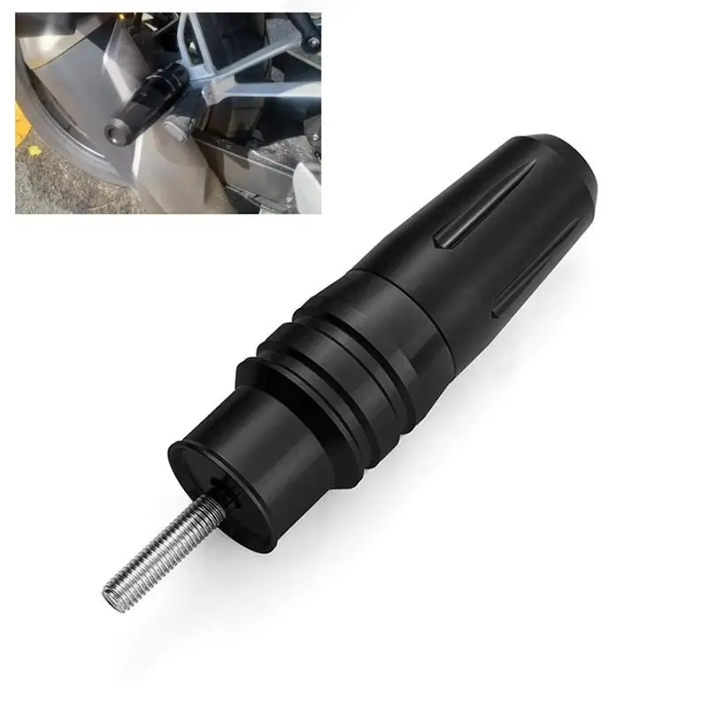 A67K-Universal Motorcycle Crash Pads Exhaust Sliders Crash Protector Accessories With 8MM 10MM Bolt Aluminum 2