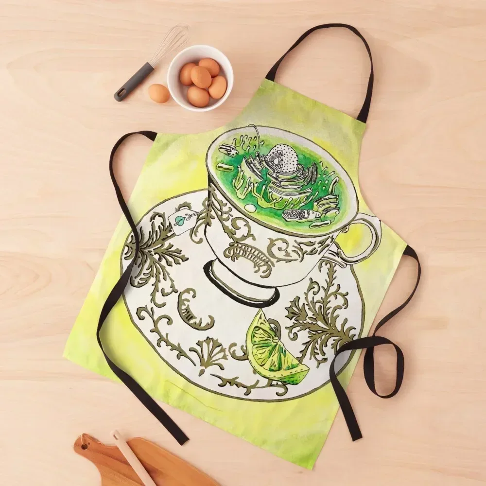 

A Nice Hot Cup of Mitochondria Apron Barber Children'S Hairdressing Hairdresser Accessories For Woman Apron