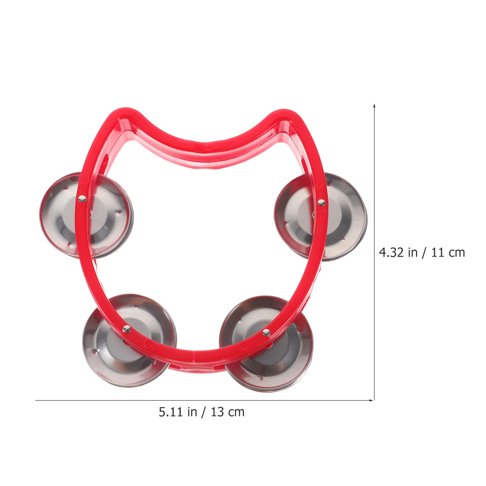 

4Pcs Bell Shakers Handheld Music Instrument for Beginners Party Church Choir Jam Session Rhythmic Movement Eye Catching Design