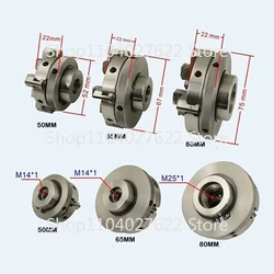 1x Manual Self-Centering Lathe Chuck 3/4 Jaws Wood Lathe Chuck 50/65/80/90/125mm DIY Metal Wood Lathe Tools