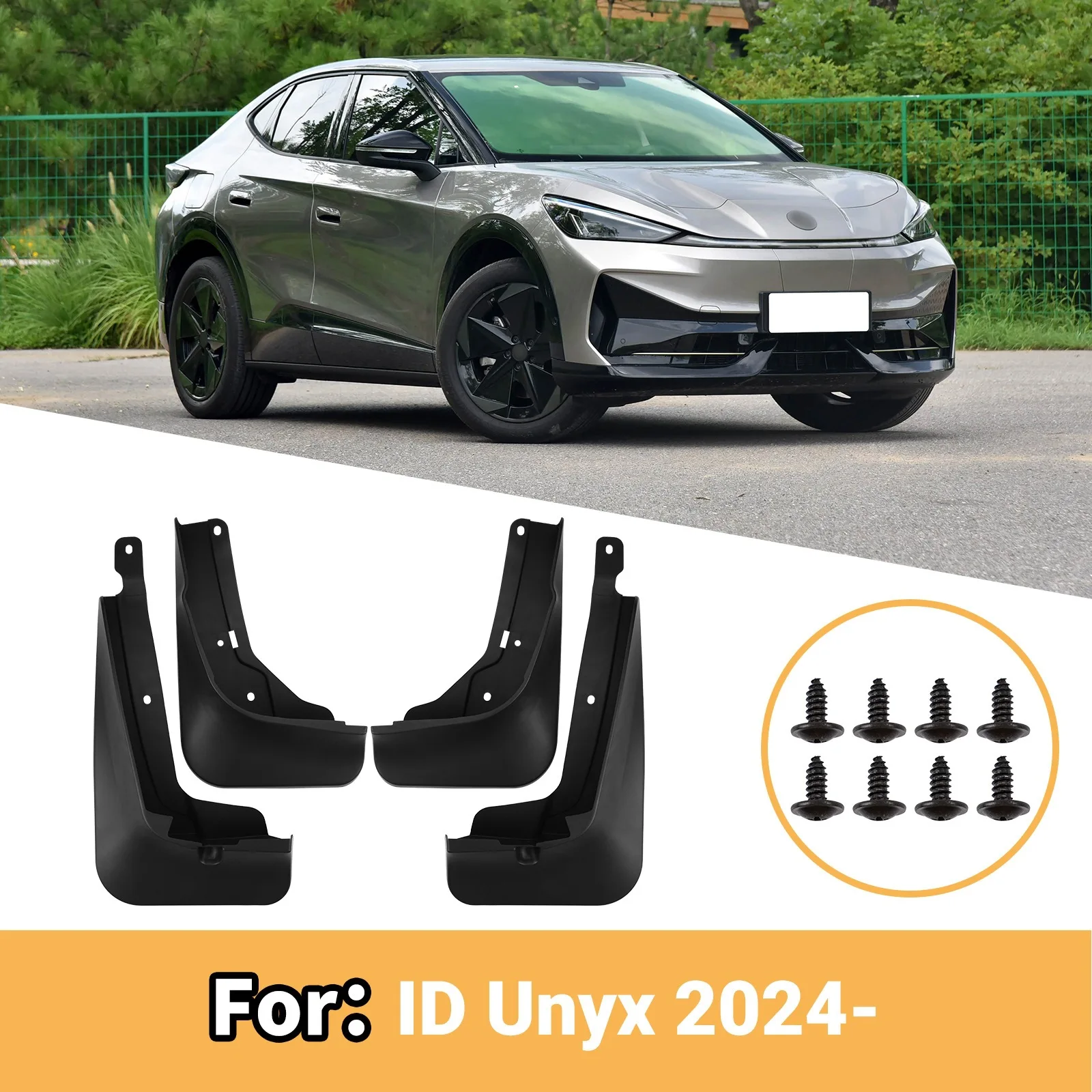 For Volkswagen 06 ID Unyx 2024-2026 car tire fender skin car fender fender flares mud flaps car accessories