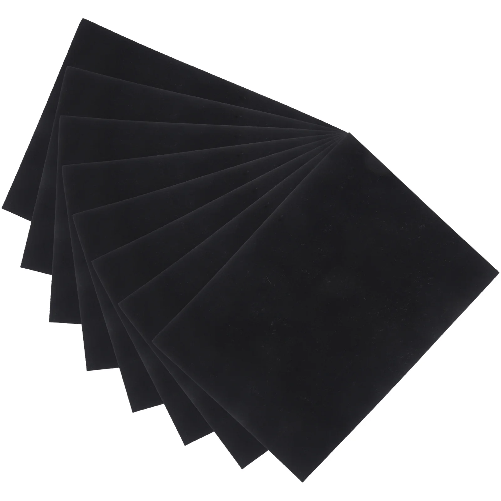 

10 Sheets Blank Kraft Paper Self-adhesive Felt Sheets Multi-purpose for and Craft Making (Black)