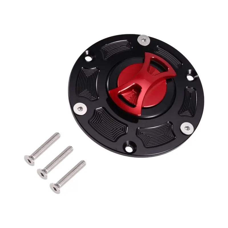 NEW HOT In Stock-Fuel Gas Tank Cap Cover Fuel Gas Tank Cap For Kawasaki Modified Quick Lock Fuel Tank Cap
