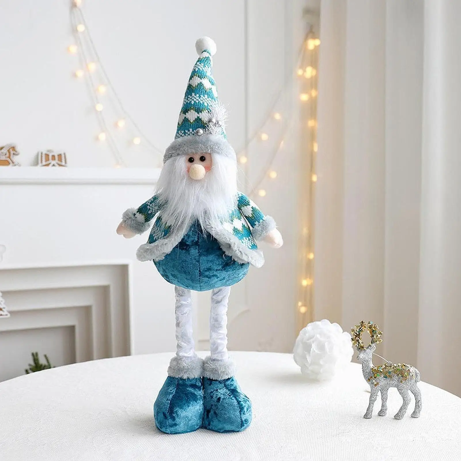 

Santa Claus Christmas Decoration Doll Christmas Gift for Festival Fireplace