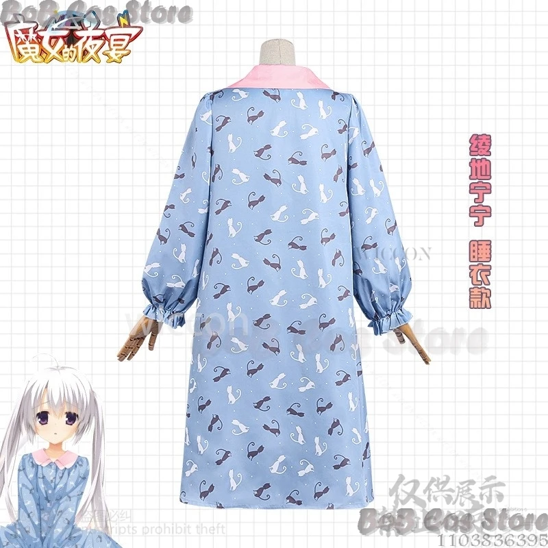 Ayachi Nene Galgame SABBAT OF THE WITCH Cosplay Clothes Summer Japanese Cartoon Sleep Dress Home Sleepshirt Outfit Customized