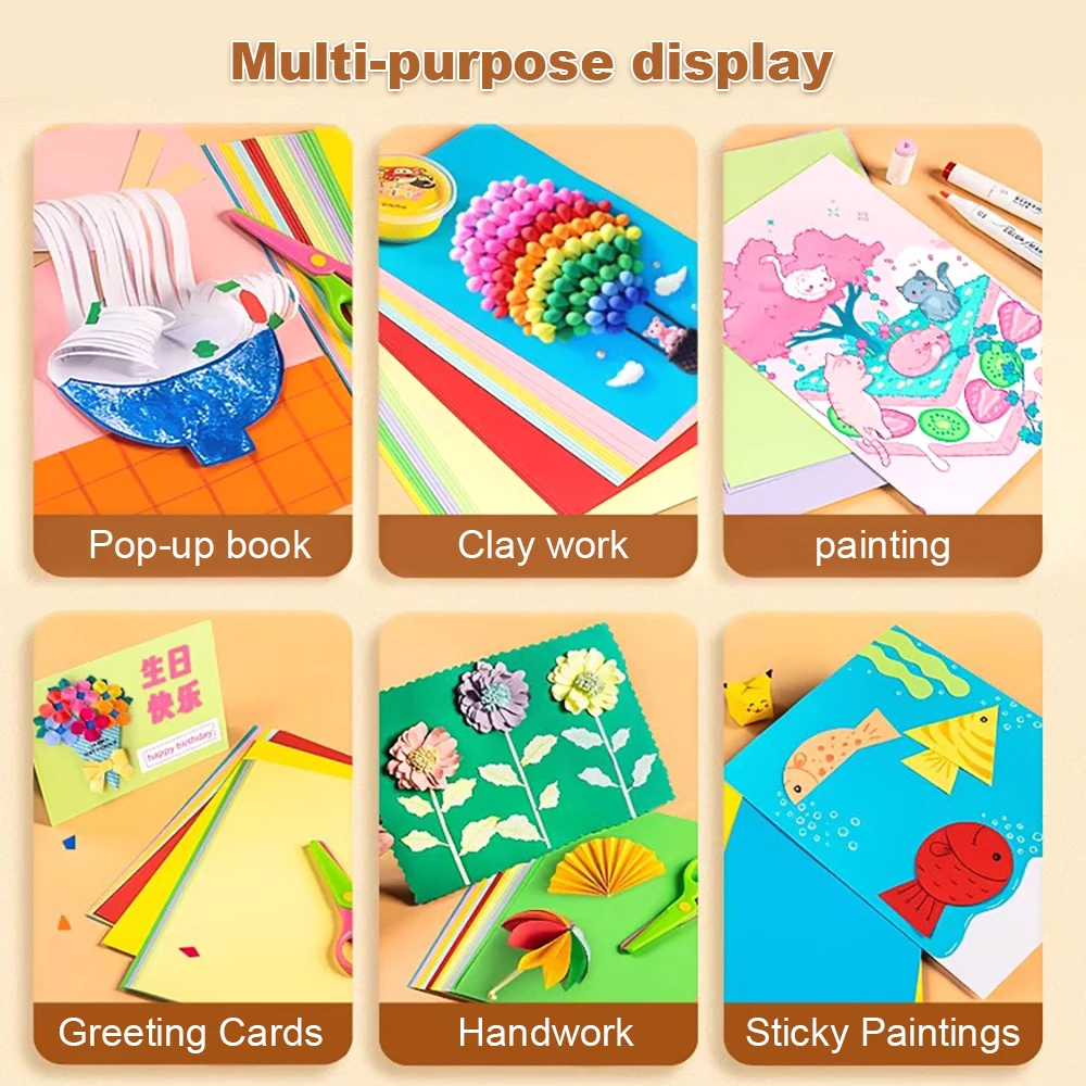30/50 ورقة A4 الملونة سكرابوكينغ كرتون ورقة Cardstocks بطاقة خلفية ل اليدوية DIY بها بنفسك بطاقة صنع اللوازم المكتبية