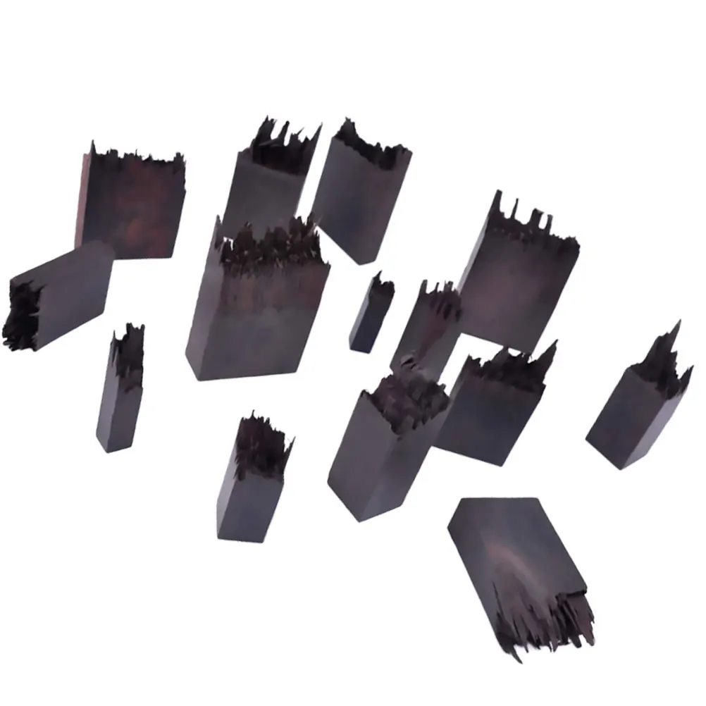 

14pcs Micro Landscape Mountain Diy Wood Craft Material For Garden Fence Decor Light Brown Mixed Style Microlandschaft