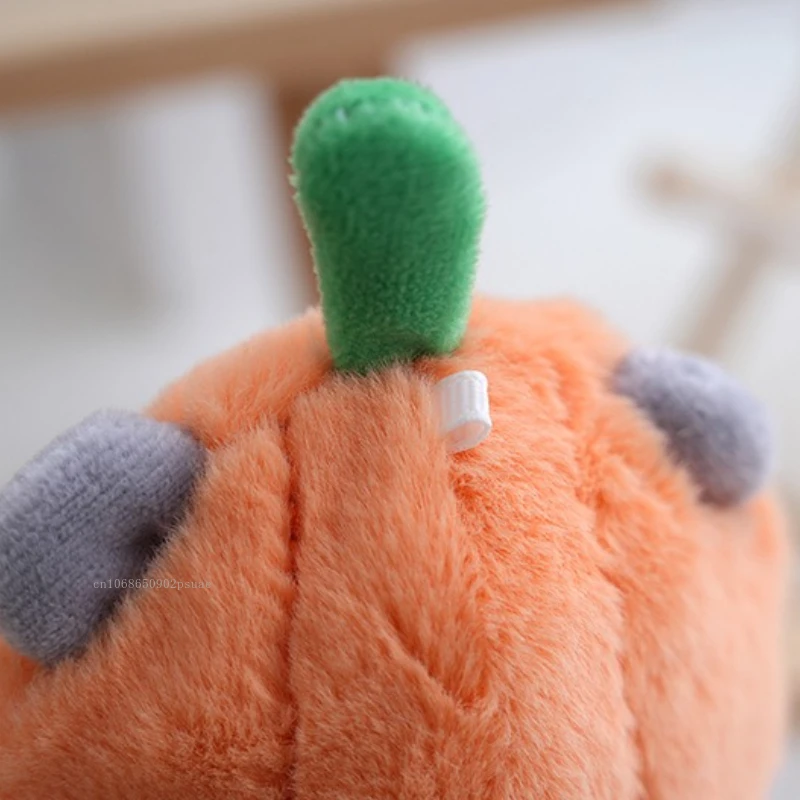 Porte-clés en peluche ours en colère, capuche citrouille de 14cm, breloque de sac, accessoires de sac à dos amusants pour fille et garçon, cadeau pour décoration d'halloween