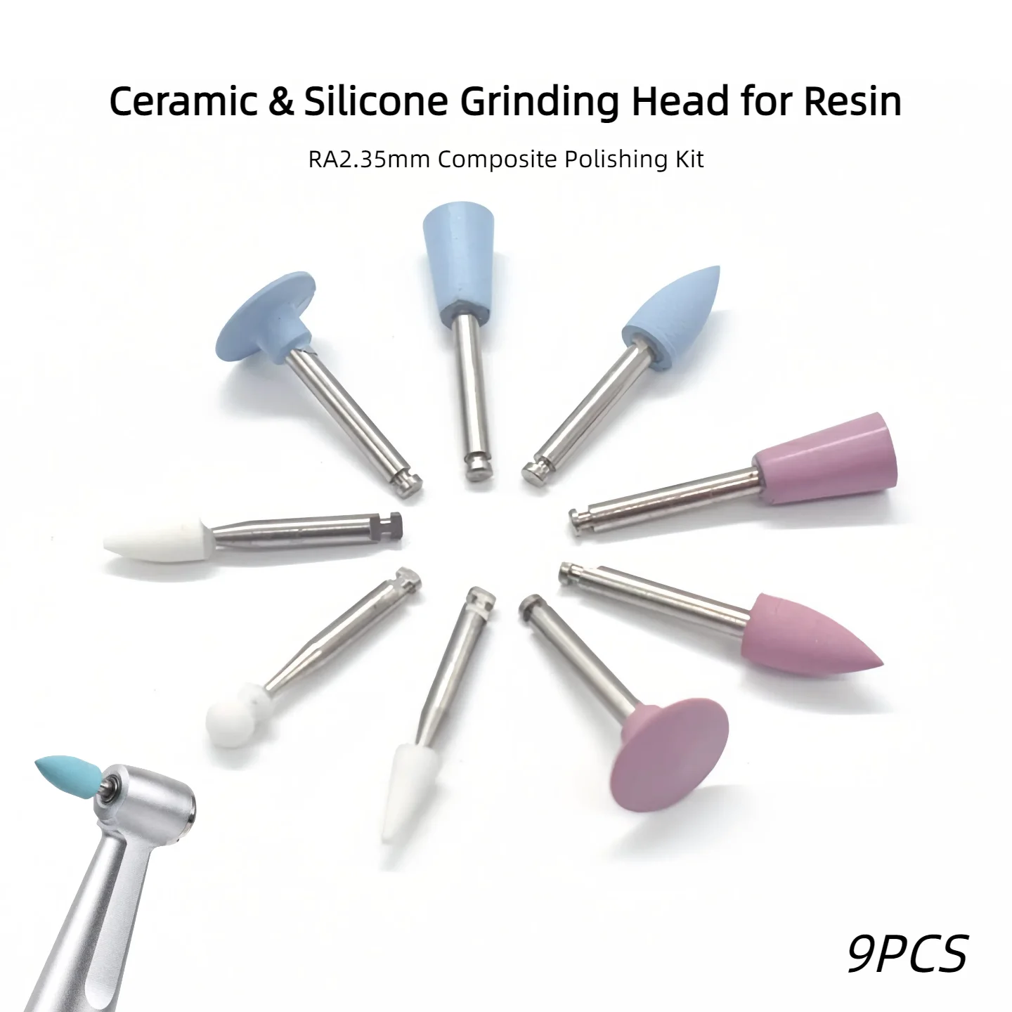 

Ra0309 Композитный набор для полировки, набор для шлифовки и полировки смолы с низкоскоростной ручкой