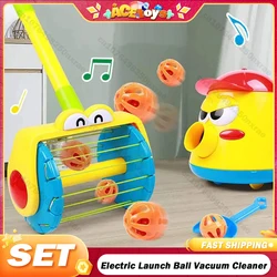 Electric Launch Ball Vacuum Cleaner Bubble Watering Outdoor Catch Can Spray Push Toys for Babys Children's XMAS Birthday Gifts
