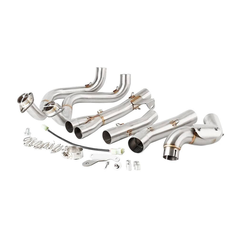 For Yamaha Tenere 700 2021 2022 2023 2024 T7 T700 XTZ 690 700     Motorcycle Exhaust Header Link Pipe Slip-on