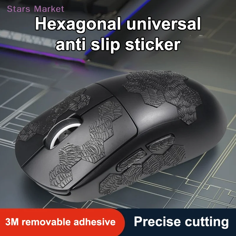 New DIY Mouse Non Slip Sticker Universal Sweat Resistant Anti Slip Mouse Sticker For GPW 4 3  X-Raypad Mouse Grip Tape