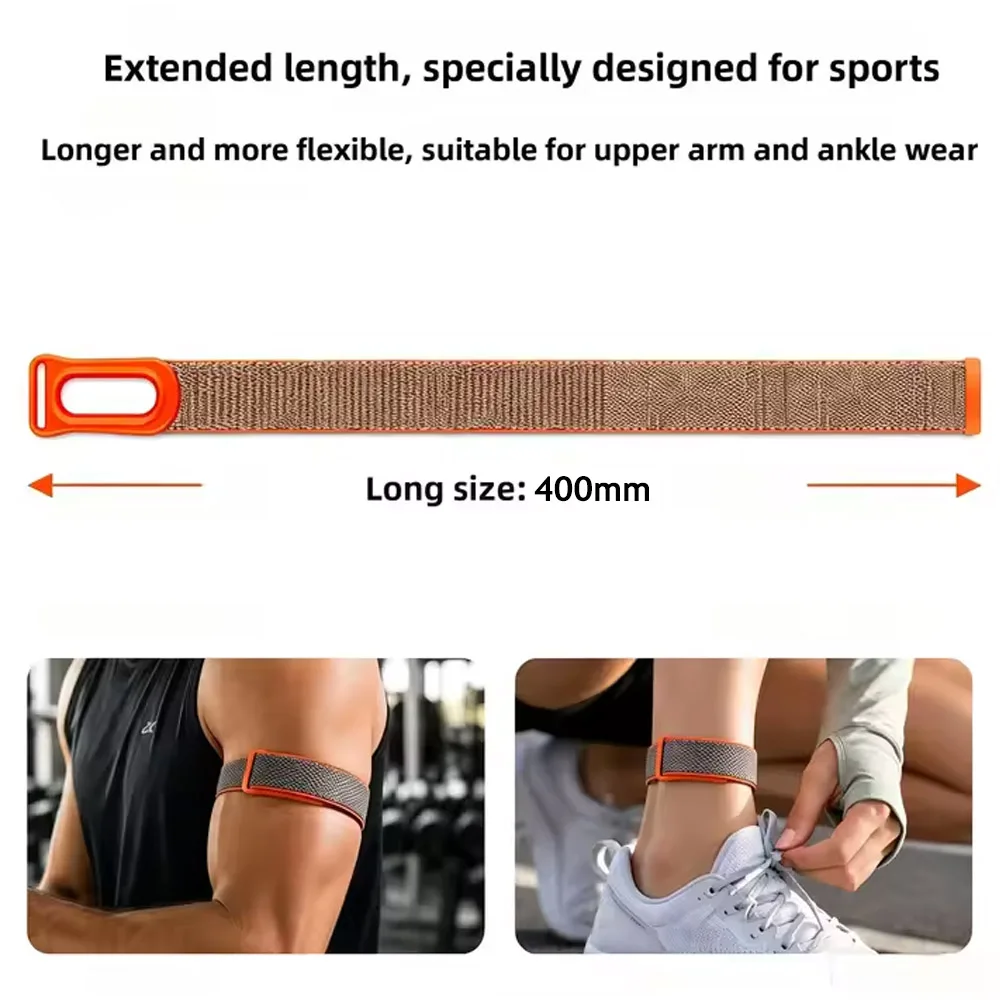 Bicep Bands For Google Fitbit Air Straps Nylon Soft Adjustable Hook Loop Arm Band Sport Replacement Breathable Strap Fitness