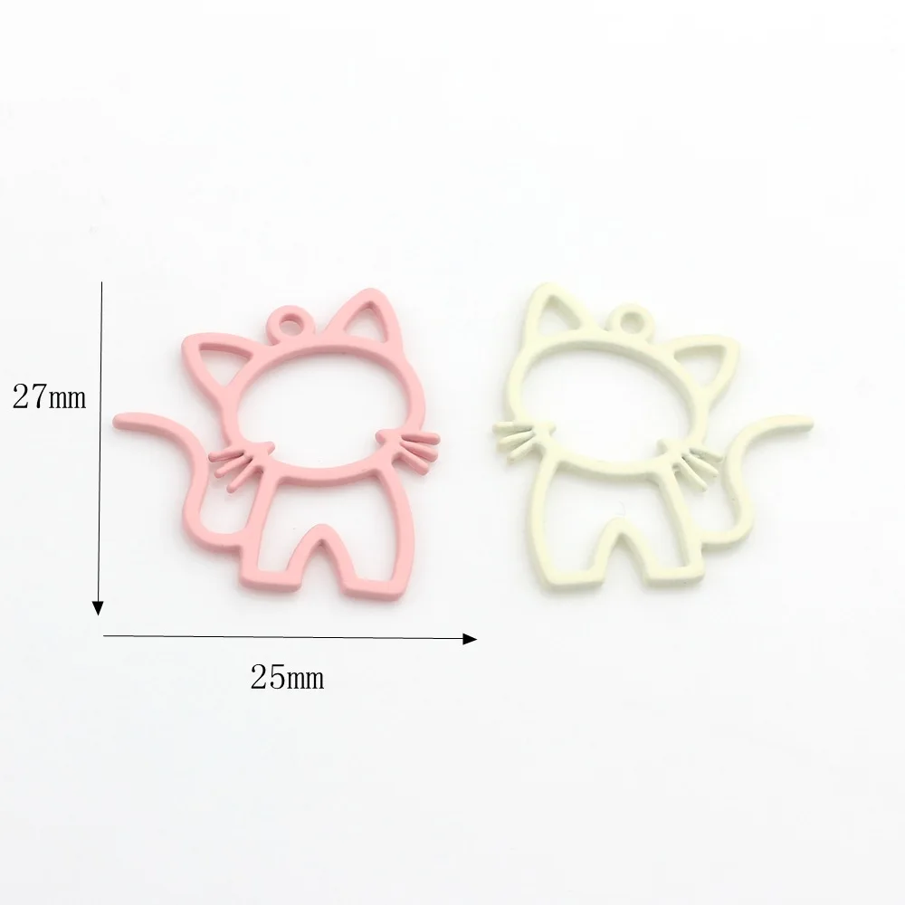 10 шт., брелок-подвеска в форме сердца