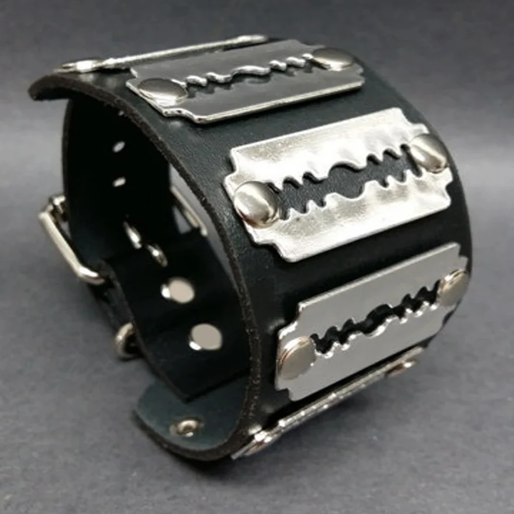 Gothic Punk Necklace Exaggerated Rock Collar Bracelet Set Halloween Costume Jewelry Gothic Accessories, Durable Fashion Items