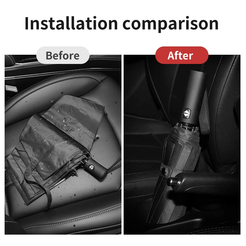 Car 12 Bone Fashion Folding Windproof Rainy UV Sunny Umbrella For GAC MOTOR GS3 GS4 GS5 GS8 GA4 GA6 GA8 GE3 2016-2020 Aion S - view 3