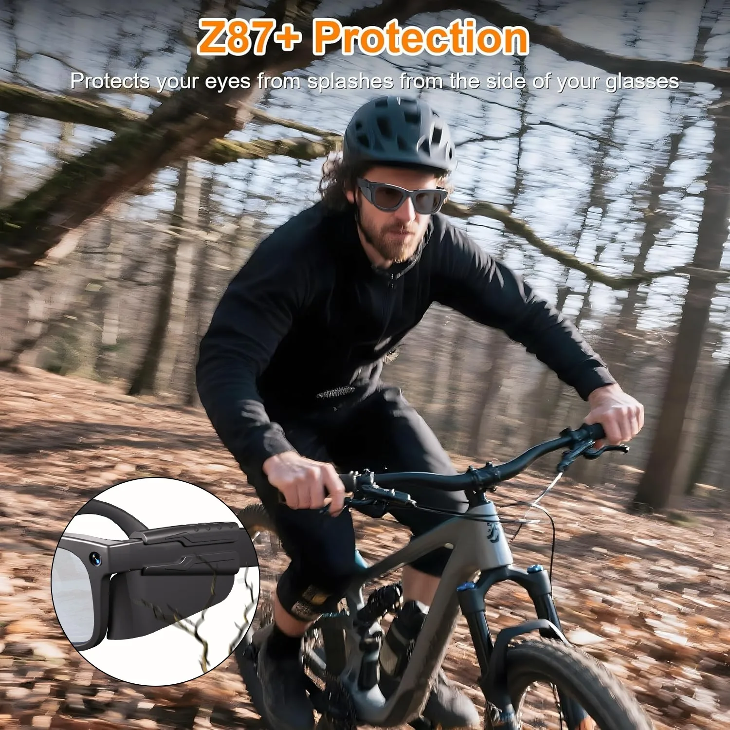 

Safety Glasses Side Shields Accessory for Meta (Gen 1/2) Headliner Skyler HSTN , Silicone Anti-Slip Light Blockers