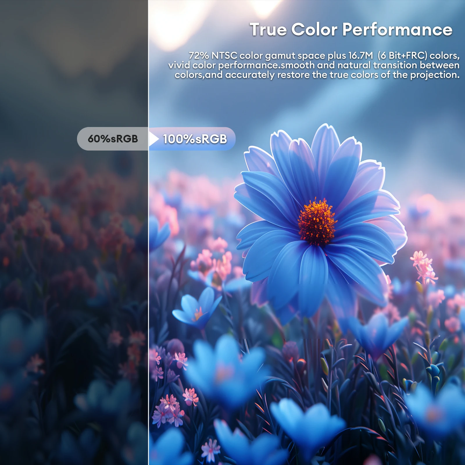 ZEUSLAP 15.6" FHD 100%sRGB 300Nits Ultra thin Back Stand Design Portable Monitor for Phone Gaming Laptop