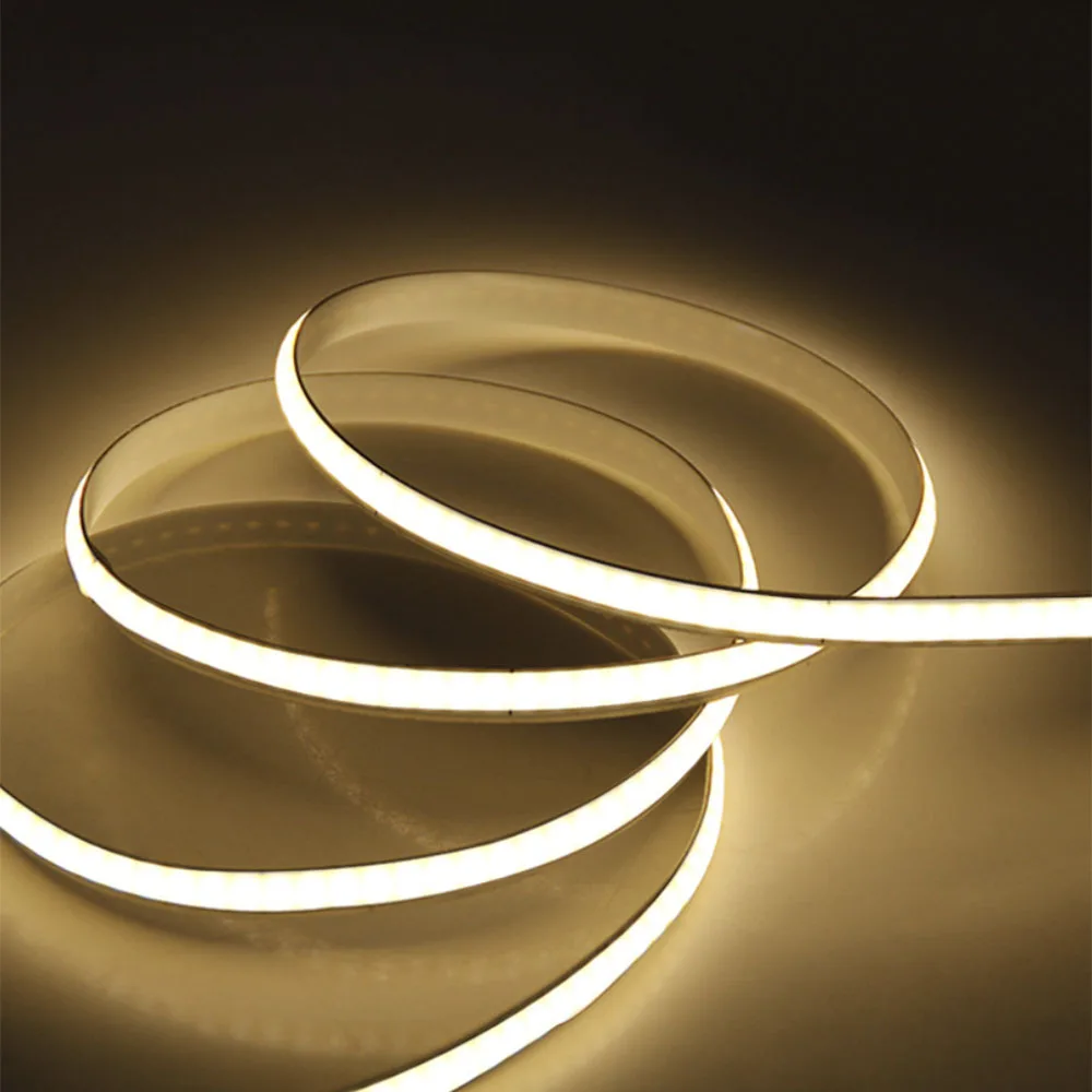 5V 12V 24V 5mm COB Led Strip Flexible Light Bar Warm White for Decor Lighting 3000K 4000K 5700K