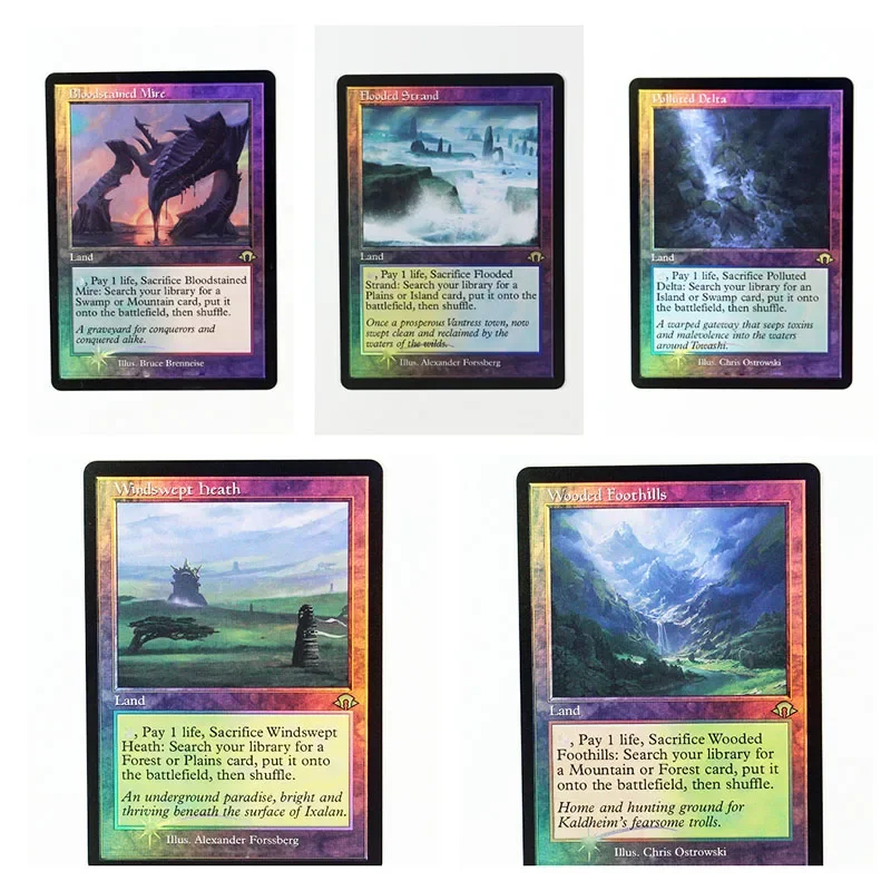 MH3 Foil retro frame Land sets TCG Magical Proxy Cards Game Quality Proxy Gathering Board Playing Game Trading Cards Proxy