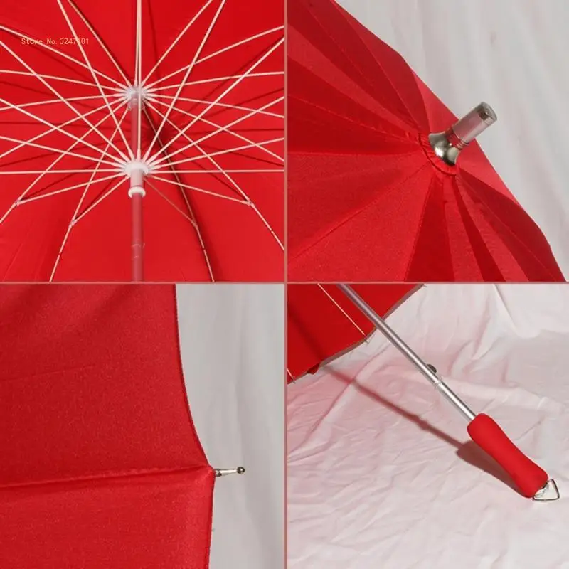 Heart Umbrellas Unique Travel Umbrellas for Weddings and Special Event Fashionable Summer Essential Dropship