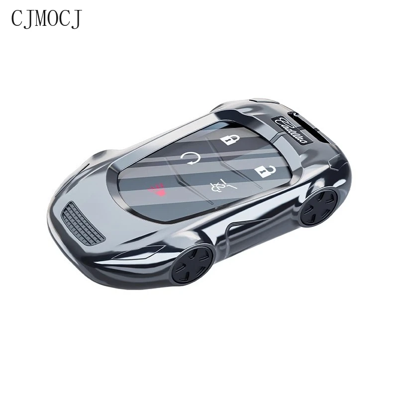 Чехол для ключей Cadillac 2025 — чехол из цинкового сплава премиум-класса для CT6/XT4/XT5/XT6/XTS/CT4/CT5 — роскошный металлический корпус для ключей Чехол для ключей Cadillac 2025 — чехол из цинкового сплава премиум-класса для CT6/XT4/XT5/XT6/XTS/CT4/CT5 — роскошный металлический корпус для ключей