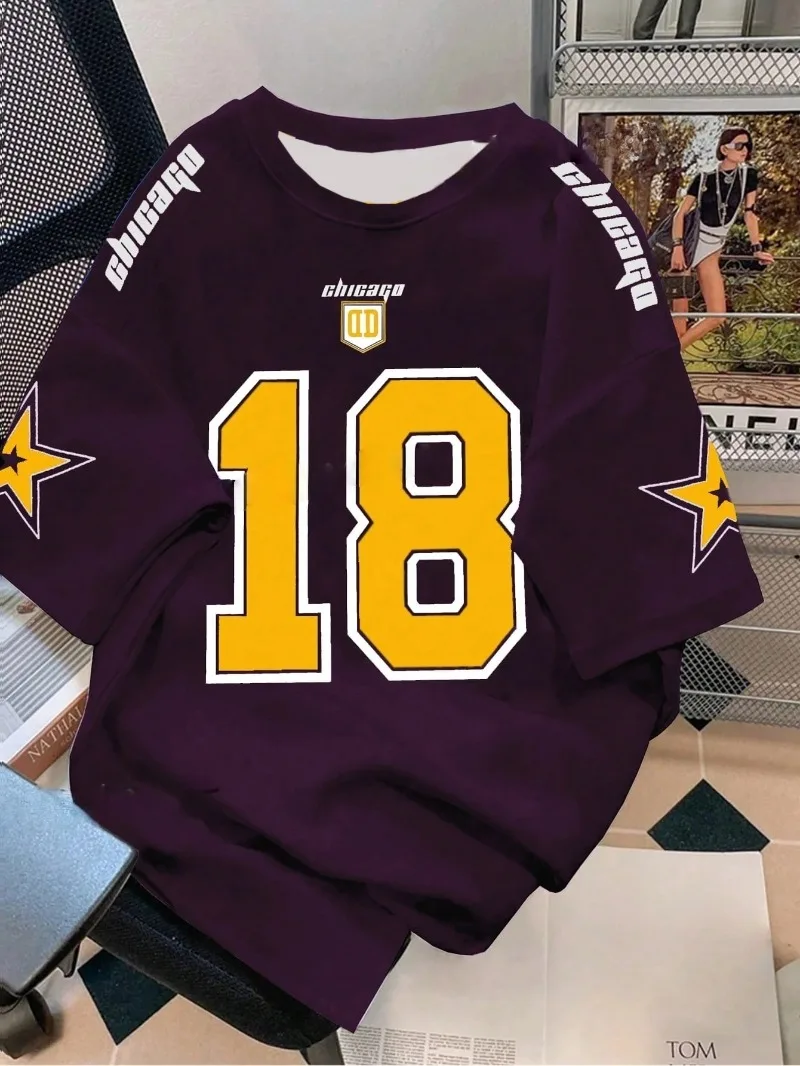 

Модная брендовая мужская летняя футболка 18, удобная быстросохнущая дышащая футболка с цифровой 3D-печатью, уличный Джерси в стиле хип-хоп