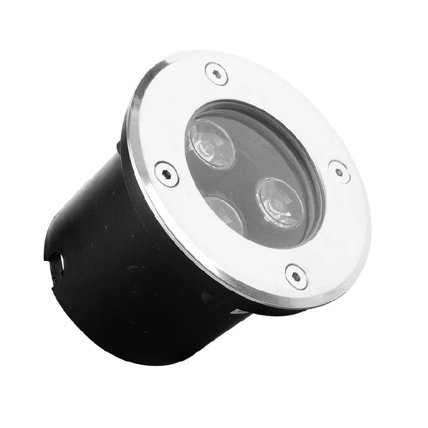 3W LED Outdoor Lawn Underground Lamp Garden Path Recessed Buried Light Waterproof Landscape Lighting Stainless Steel Road 12V