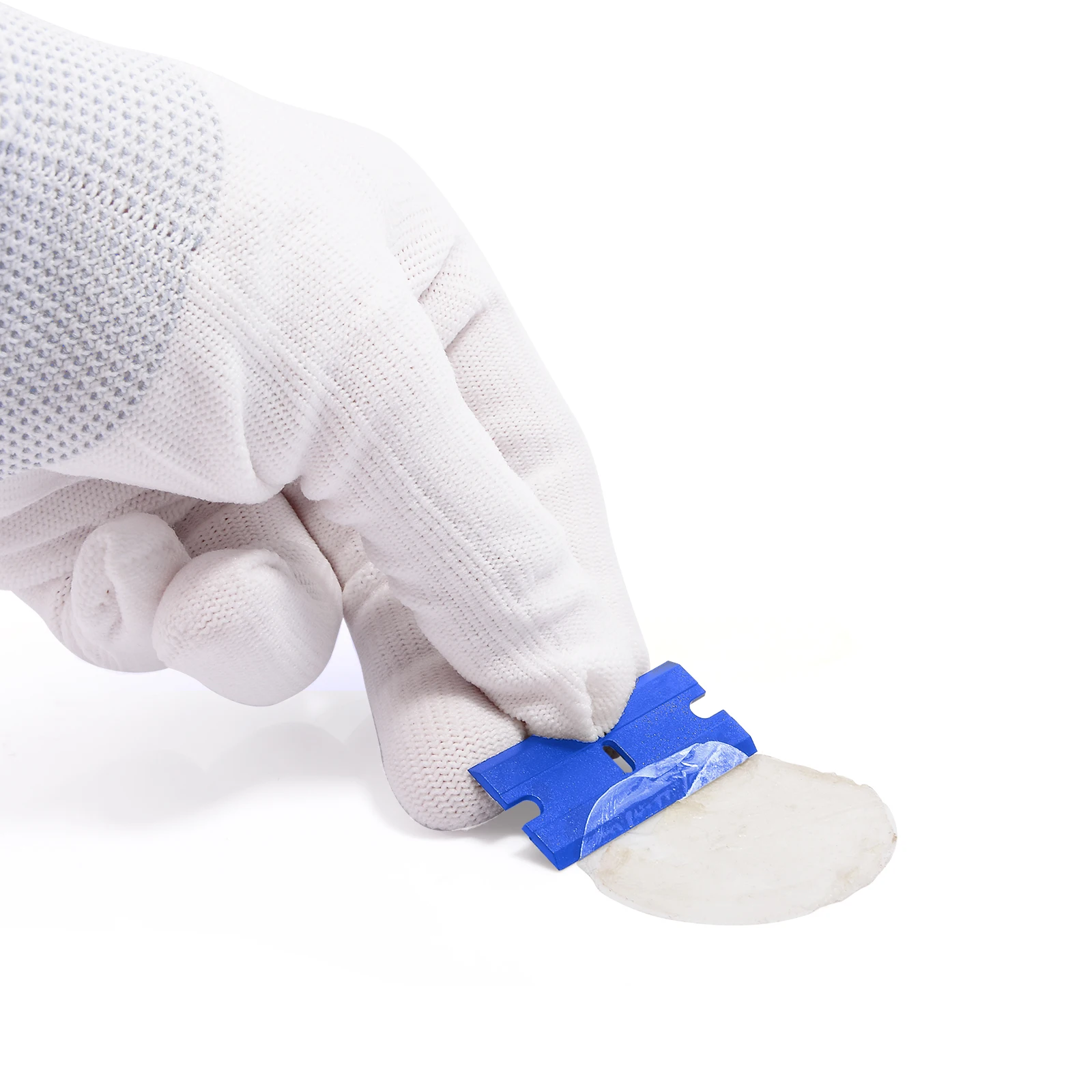 30 50 100pcs Plastic Razor Blade Scraper Window Glass Glue Cleaner Remover Knife Tinting Label Decal Adhesive Remover Tool