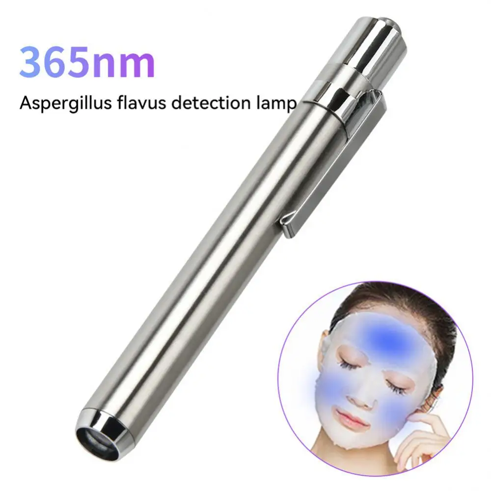 Multifunctional Blue Light Detection Anti-counterfeiting Purple Light Flashlight Portable Practical Banknote Checking Flashlight