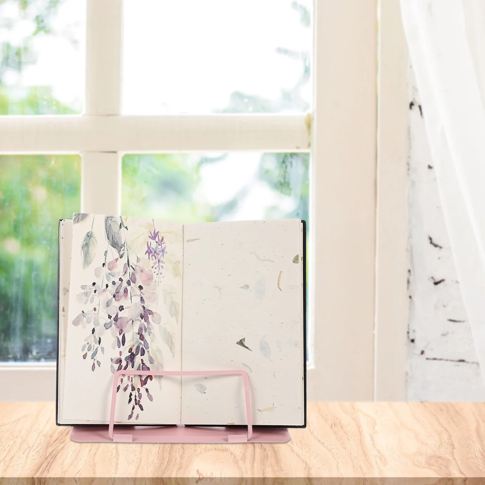 

Reading Rack Adjustable Textbook Holder Multifunctional Bookshelf Rest Iron Student for School Bookshelves