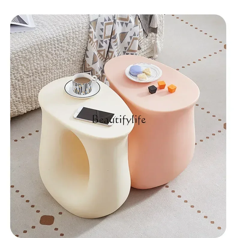 

44 Nordic home creative U-shaped small coffee table household living room storage small apartment sofa side table