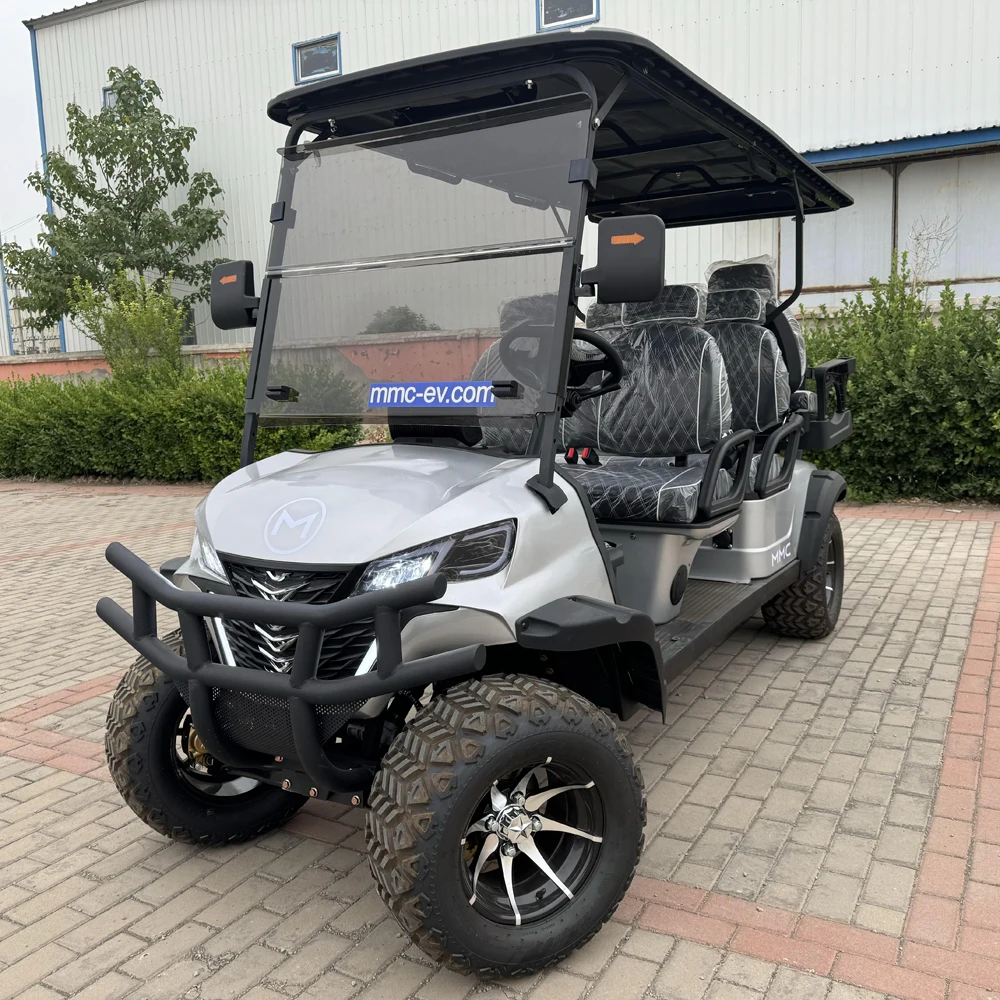 High Quality Exclusive 4 6 Seaters 300cc 350cc Gas Powered Aluminum Alloy Frame Lifted Off Road Gasoline Golf Cart