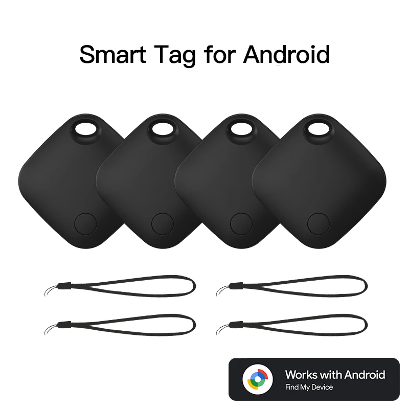 

2 / 4 Pack Bluetooth GPS Tracker for Android Devices Tag Work With Google Find Hub Key Finder Pet Smart Tag for Xiaomi Samsung