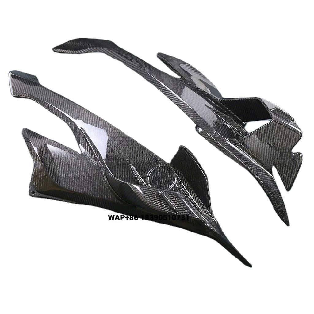 

For S1000RR Motorcycle 3K Carbon Fiber Fixed Wind Wing Side Plate Integrated Accessories Twill Light
