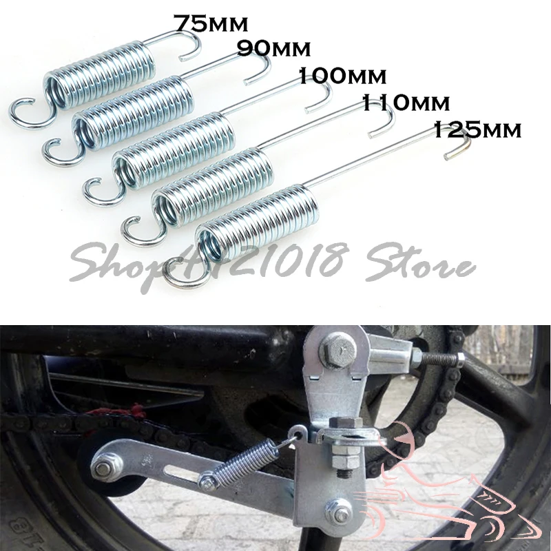 

75mm 90mm 100mm 110mm 125mm Kickstand Spring For CRF50 TTR Lifan YX Zongshen SSR Dirt Pit Bike HONDA KAWASAKI SUZUKI SURRRON