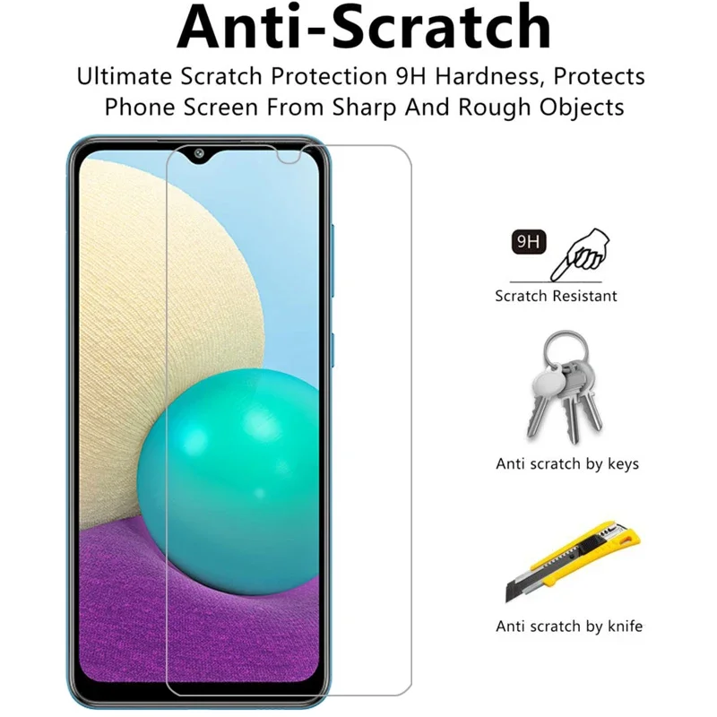 protective tempered glass for samsung a02 screen protector on galaxy a 02 02a 6.5 film samsun samsumg sansung galaxi samsunga02