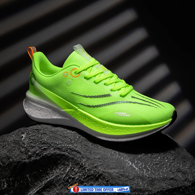 

Men's Sports Shoes Carbon Plate Running Shoes Male Marathon Sneakers Racing Shock-absorbing Athletics Training Shoes for Women