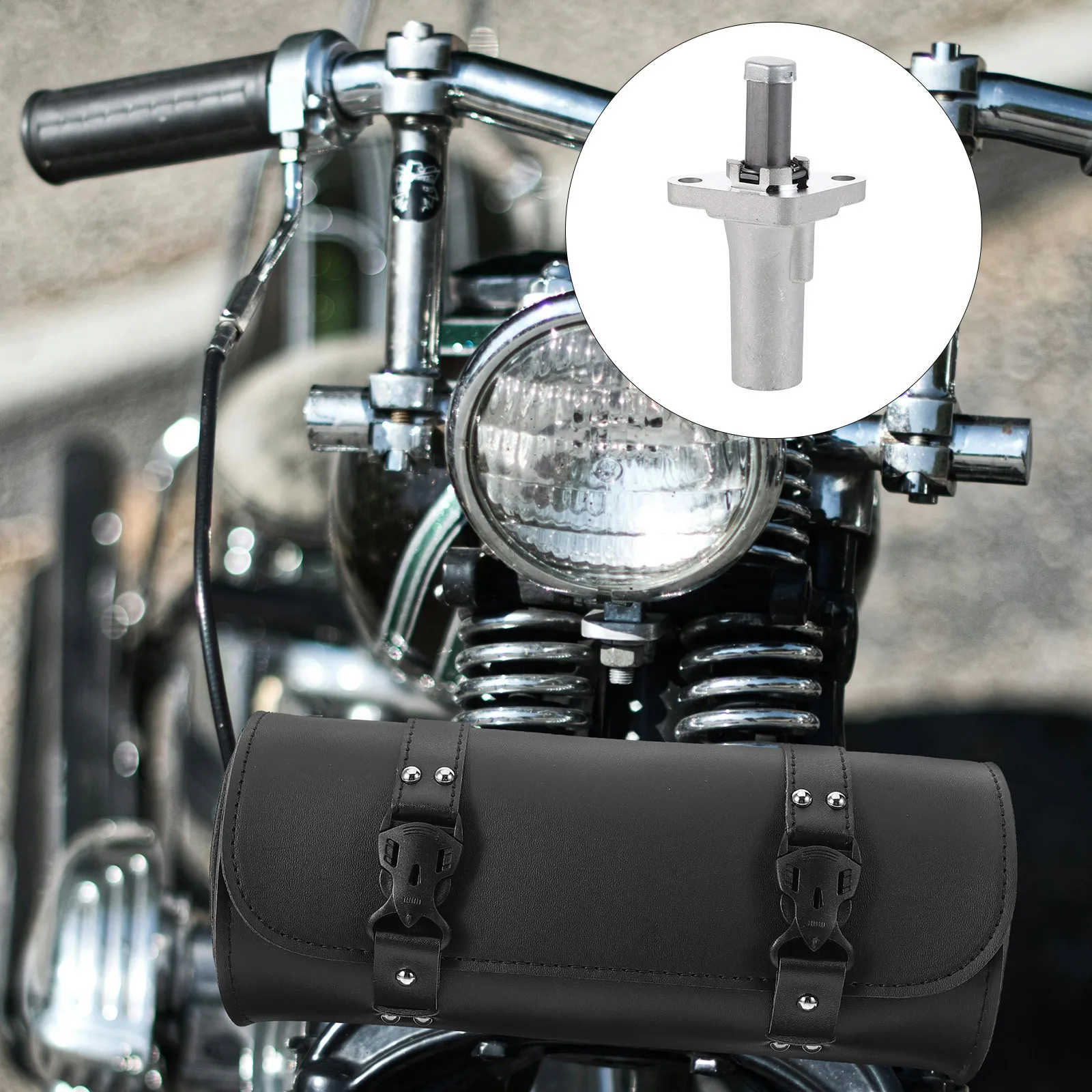 

Motorcycle Chain Tensioner Precision Alloy Construction Easy Installation Improves Chain Tension Compatible with Motorbike