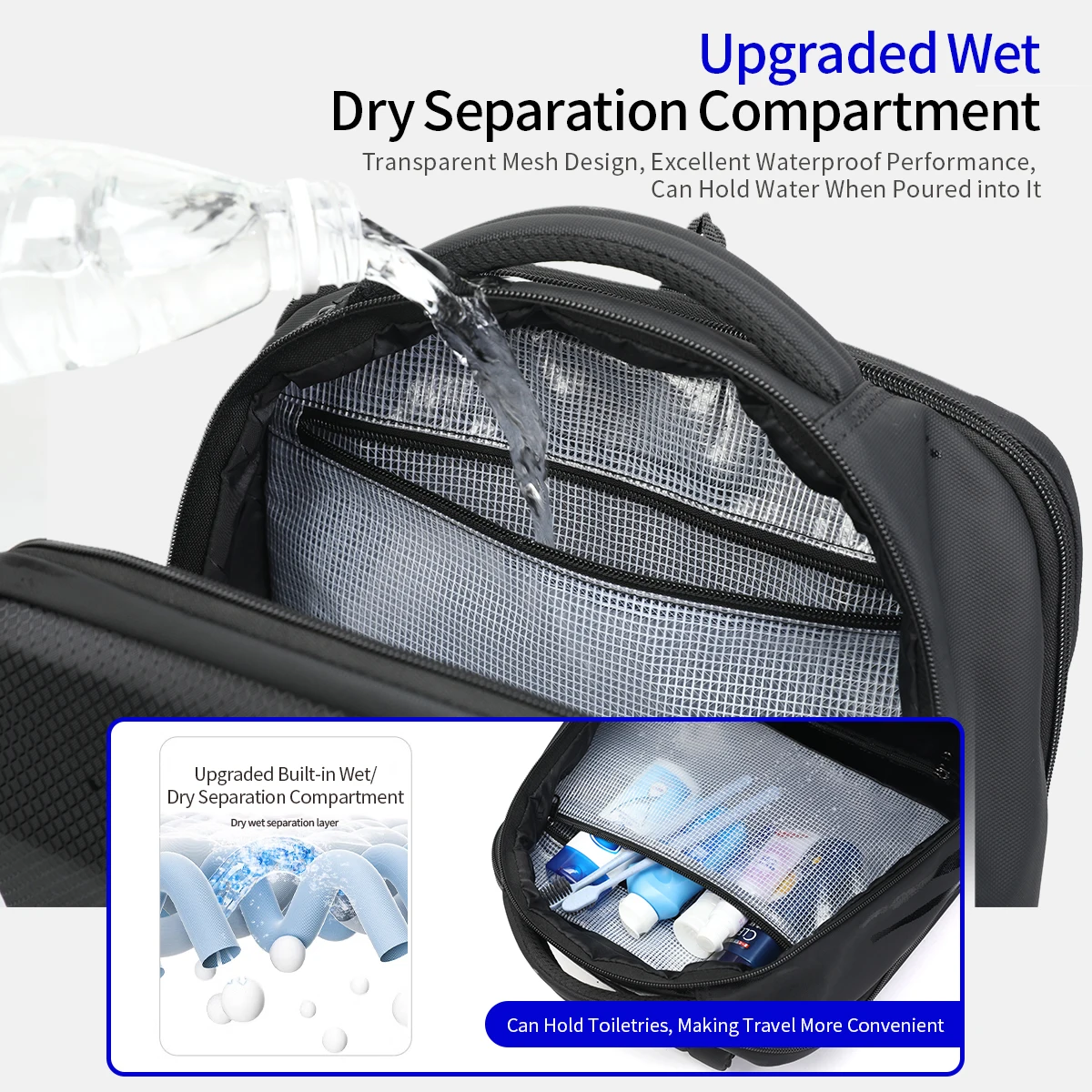 Garantia vitalícia mochila de negócios para homens mochila portátil saco de casca dura masculino mochila de viagem saco expansível mochila fina
