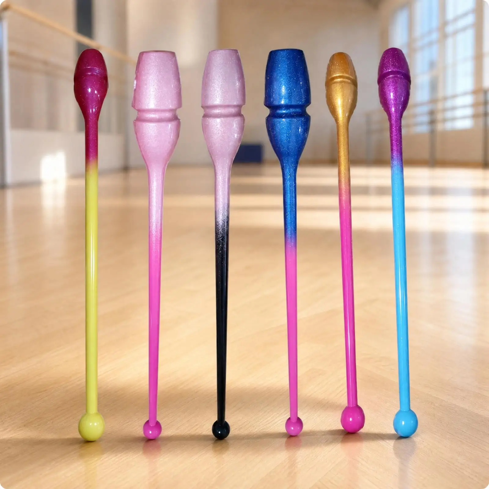 Gymnastics Training Wand Rhythmic Stick for Exercise Routines Artistic Gymnastics Baton for Club Practice Indoor Equipment