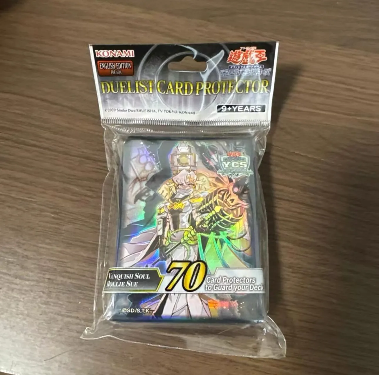 70-protege-cartes-officiels-scelles-pour-collection-yugioh-konami-duel-monsters-ycs-asia-vanquish-soul-hollie-sue
