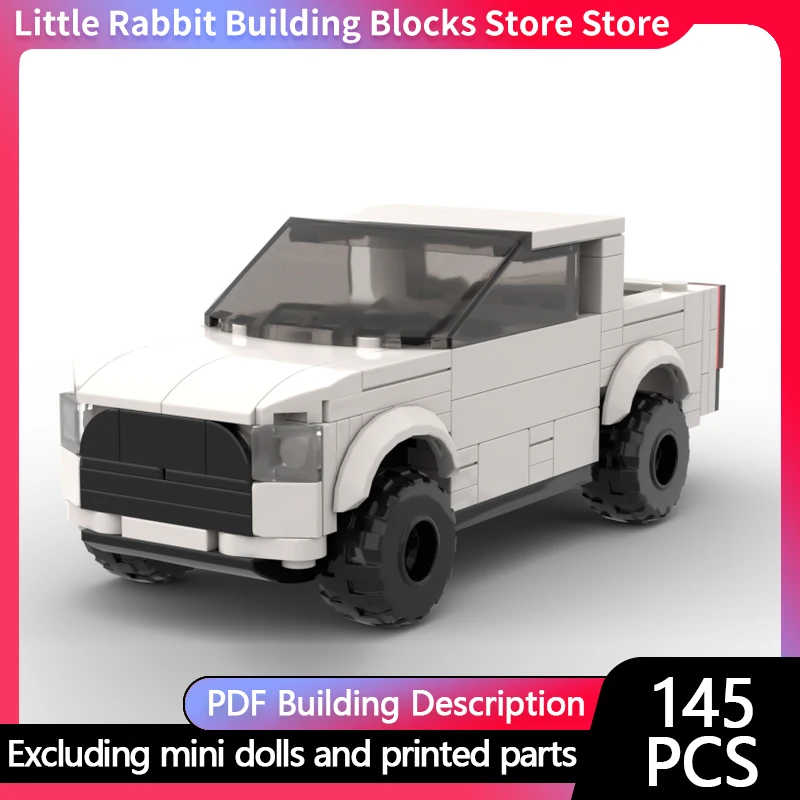 Speed Racing Car Model MOC Building Bricks Hilux GR Pickup Truck Modular Technology Children Holiday Gifts Assemble Toys Suit