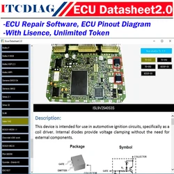 ECU Repair Software Ecus Datasheet 2.0 PCB Schematic with Electronic Components of ECU and Additional Information For IAW Bosch