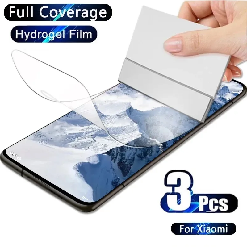 3 шт. гидрогелевая пленка для ZTE Blade A35 Lite A55 A75 A76 4G 5G A56 X1001 V70 Max защитная пленка для экрана